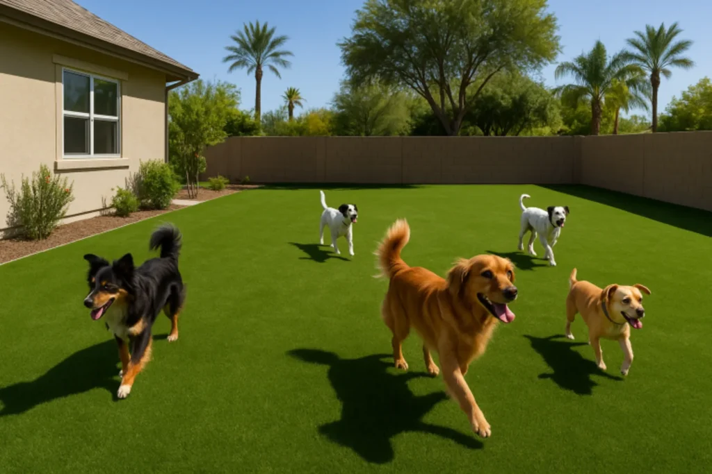 artificial grass safe for pets - installed by SImply Verde Artificial Turf
