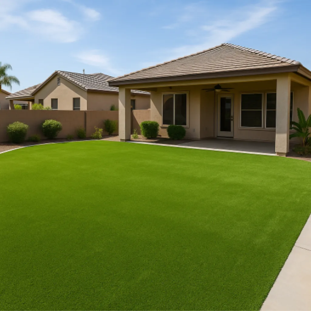 custom artificial grass installtion for private home in Ponte Vedra, FL