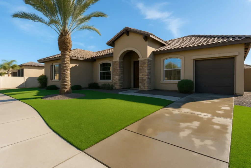low maintenance lawn in John's County, FL installed by Simply Verde Artificial Turf