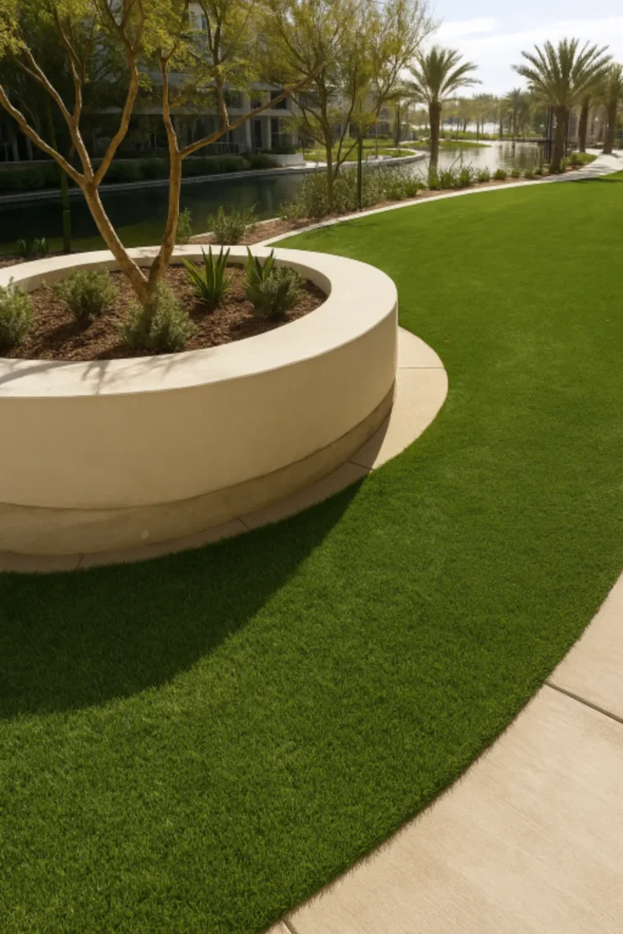 synthetic grass instalation for a homeowner in St. John's County